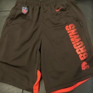 Nike Dri-fit NFL Browns shorts and team socks